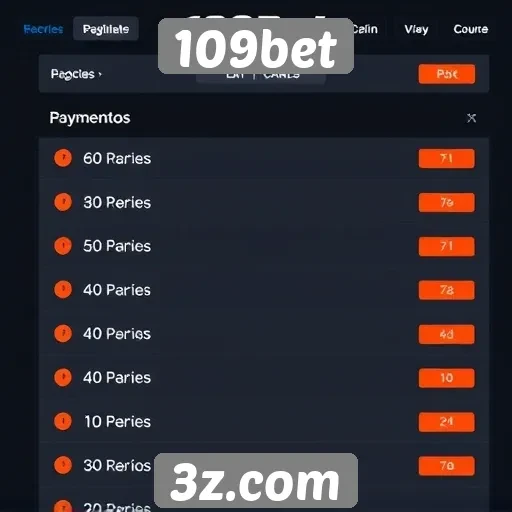 Opções de pagamento disponíveis no 109bet