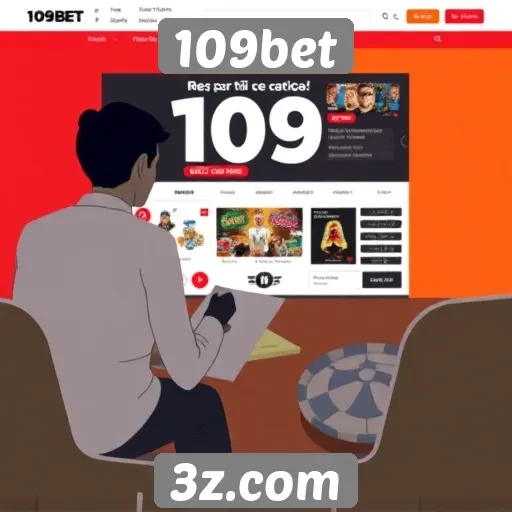 Avaliação da experiência de usuário no site 109bet