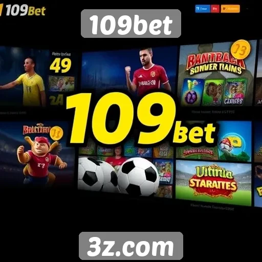 Variedade de jogos disponíveis no site 109bet